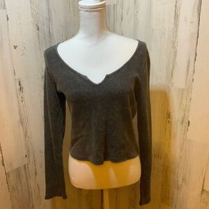 Cropped Sweat Top